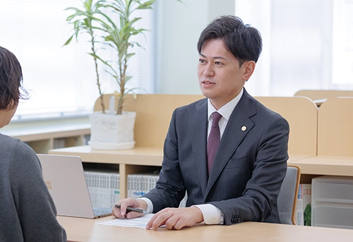 相談中の様子
